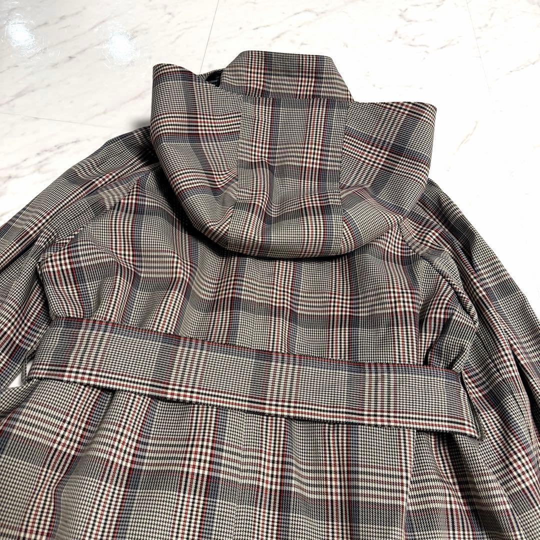 【未使用✨️】アルアバイル ライナー付き チェック フード コート 3way