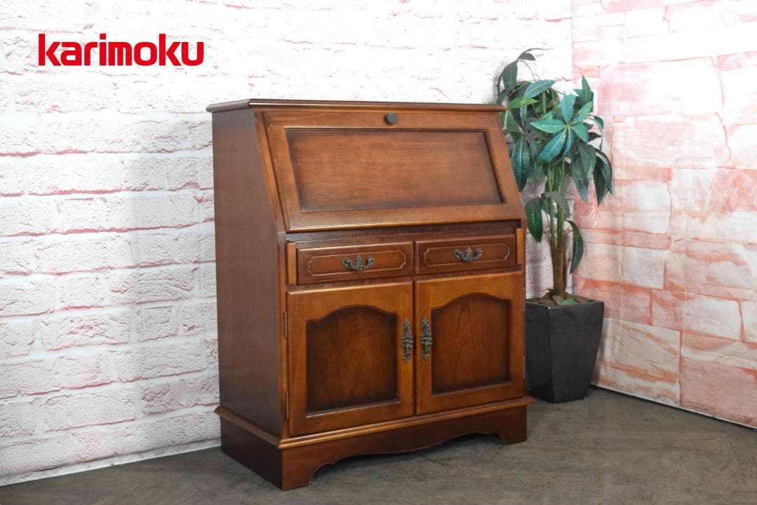 カリモク コロニアルシリーズ ライティングビューロー/デスク QC3001NK