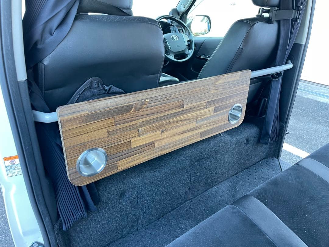 たかちミディアムサイズ！ハイエース後席用テーブルlot53車中泊