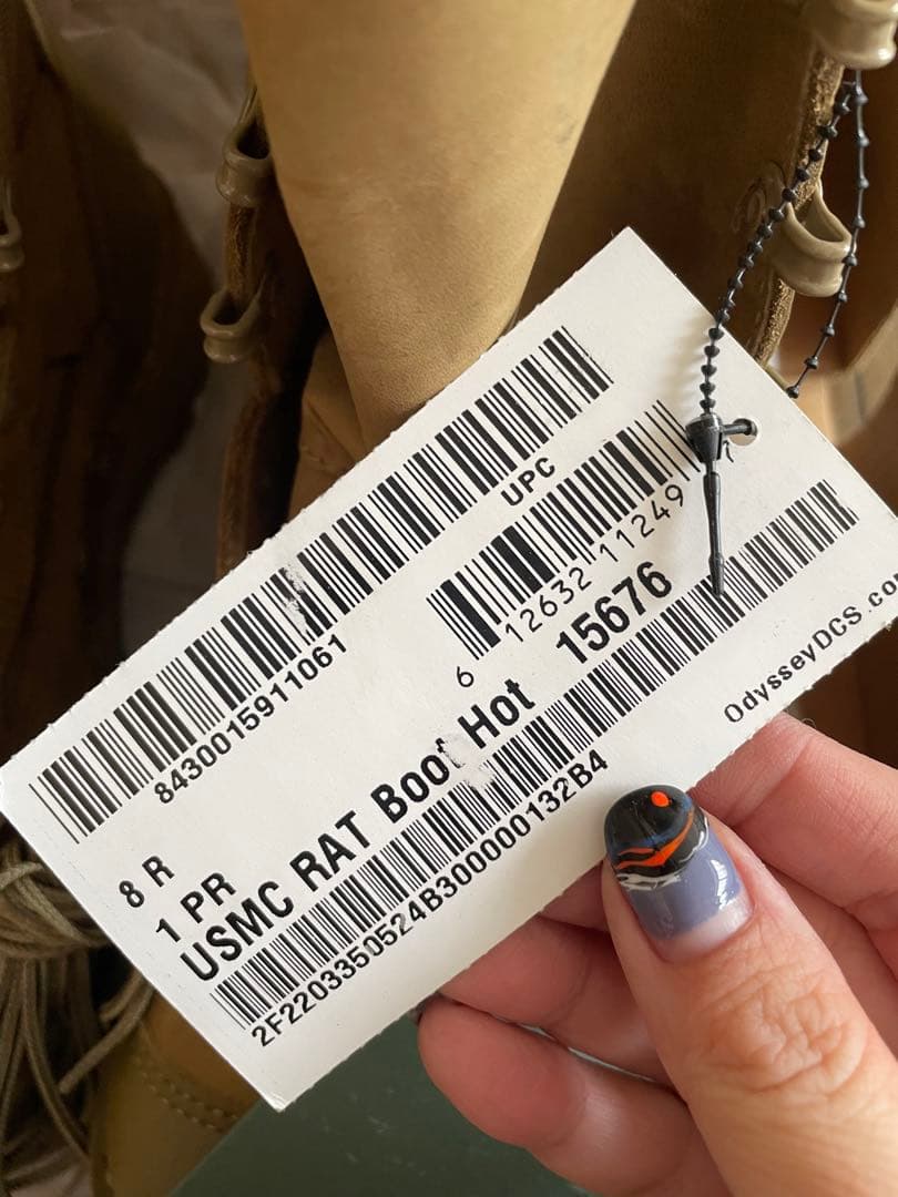 Danner ミリタリーブーツ ベージュ　新品未使用　米軍支給品