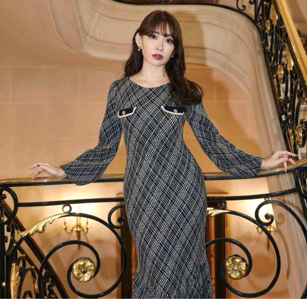 ワンピース Herlipto Vosges Jacquard Knit Dress