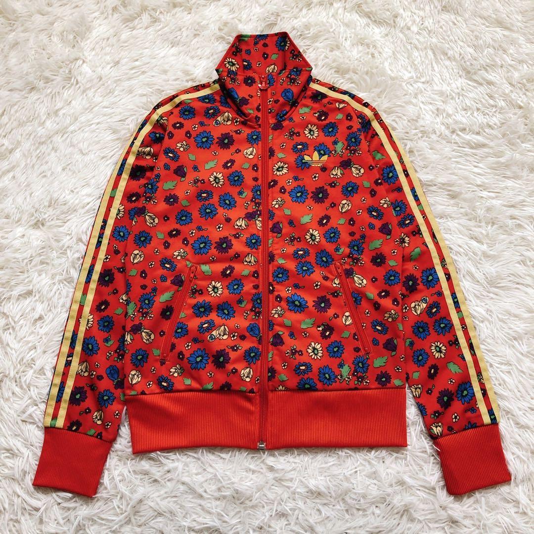 かくかくしかじか 永野芽郁さん着用 アディダス トラックジャケット フラワー柄