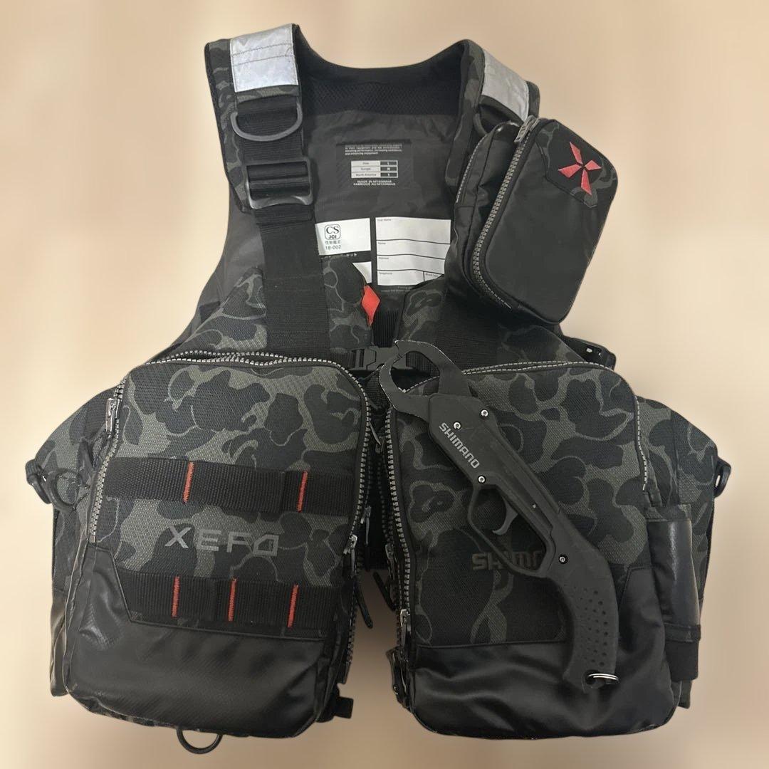 Shimano XERO ライフジャケット カモフラージュ