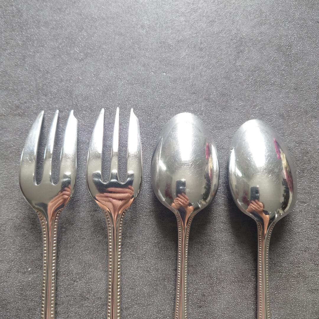 クリストフル パール ケーキフォーク コーヒースプーン 4点