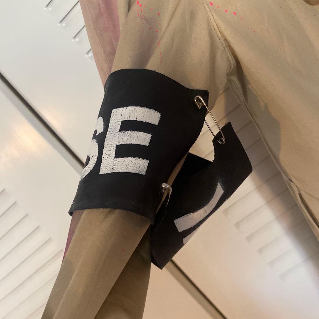 buggy手書きアート　Burberry トレンチコート