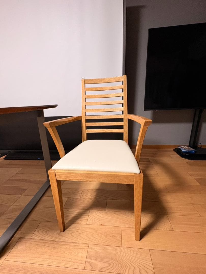 K◆秋田木工 アキモク N005 アームチェア IDC大塚家具 2脚