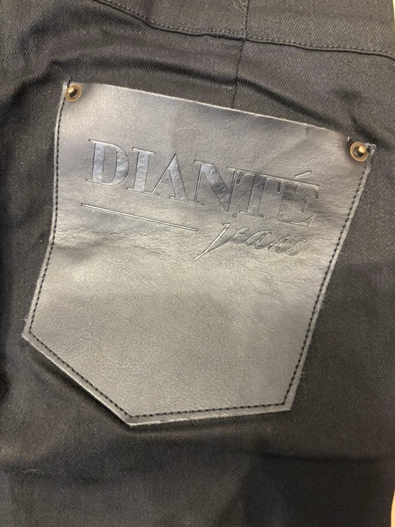 diante ハイウエスト　スキニー　デニム　ブラック