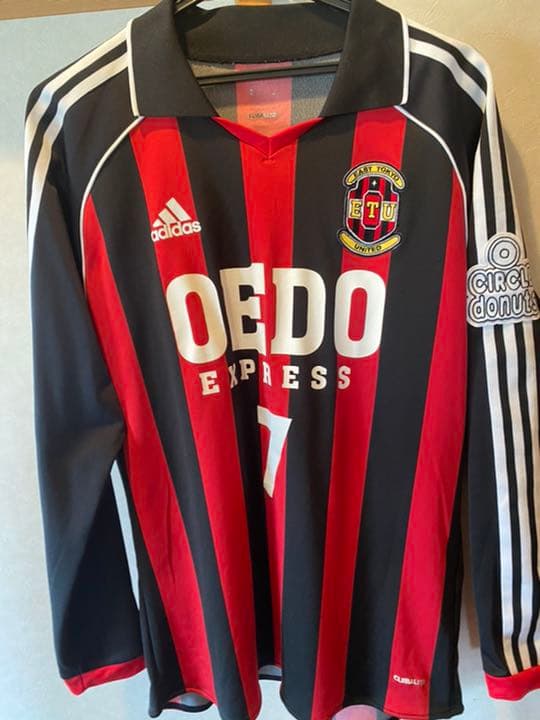 GIANT KILLING ETU ユニフォーム　椿　#7 adidas 長袖