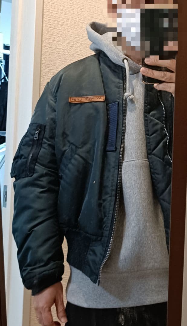 MA-1 AVIREX Mサイズ インディゴカラー　USA製