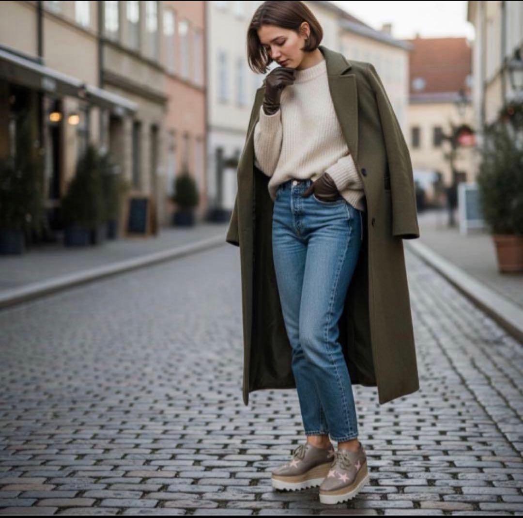 【ステラマッカートニー】厚底エリス☆スターシューズ☆スリッポン☆ローファー☆37