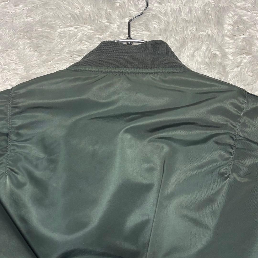 希少 80s 90s アルファ MA-1 フライトジャケット カーキ USA製