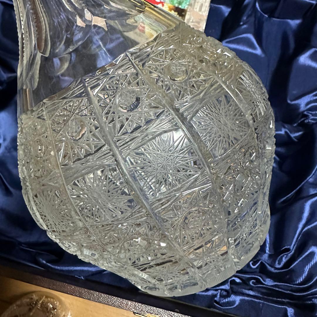 未使用 美品 ボヘミア クリスタル 500PK デキャンタ ワイングラス 6客