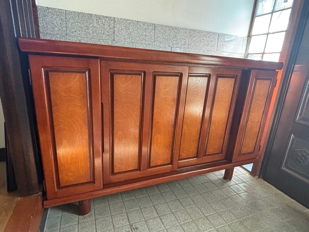 ど*読様 木製シューズラック ダークブラウン