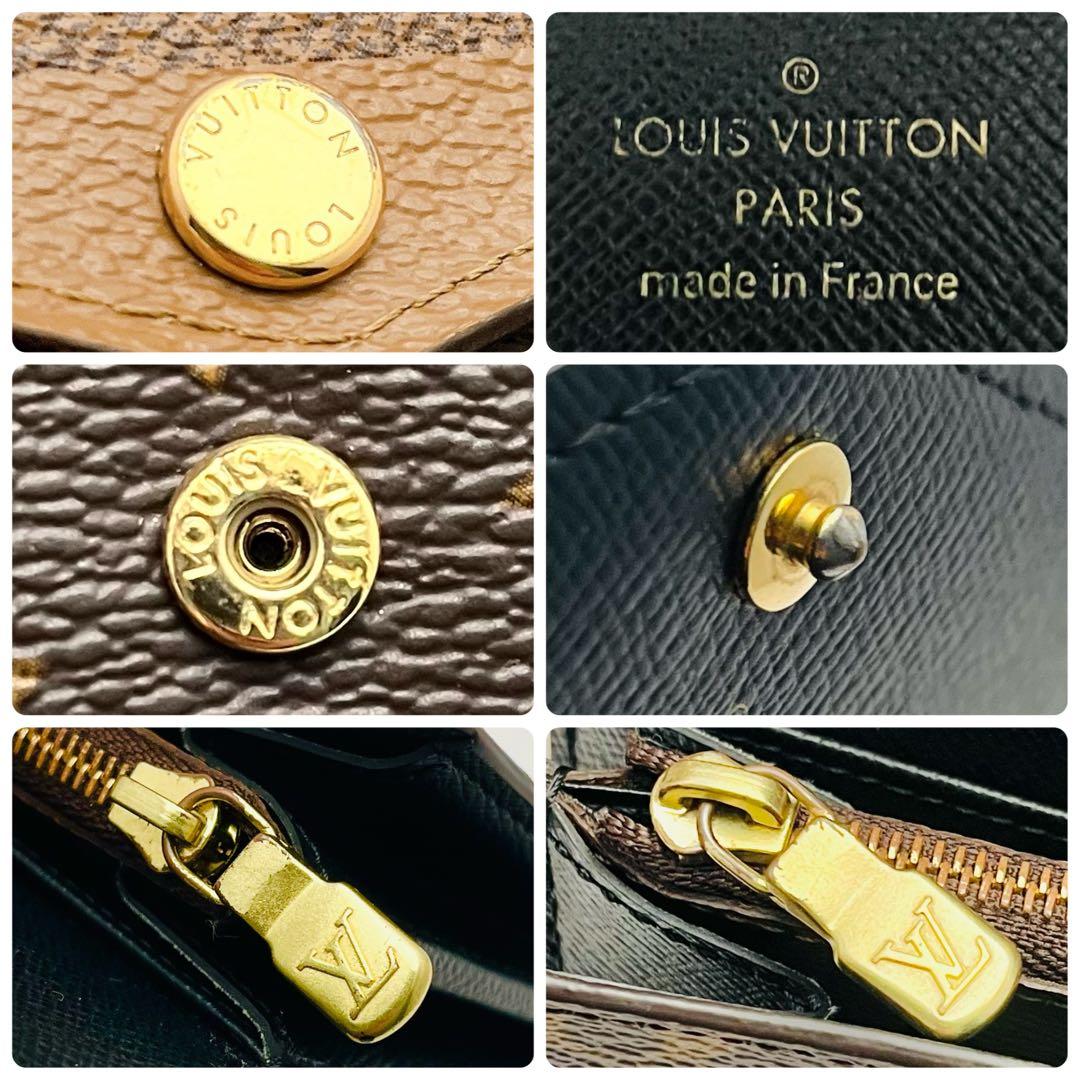 最新　ICチップ　モノグラム サラ　ジャイアント リバース 長財布　箱袋付き