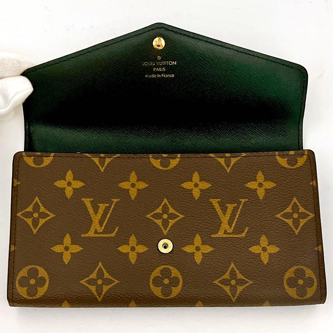 最新　ICチップ　モノグラム サラ　ジャイアント リバース 長財布　箱袋付き