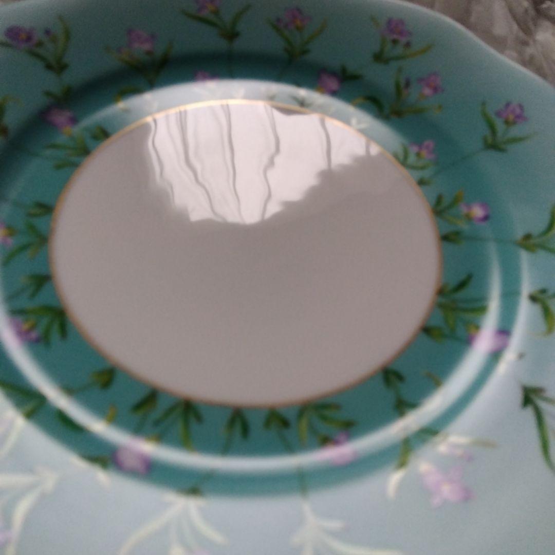 ヘレンド アイリスターコイズ 21cmプレート未使用品