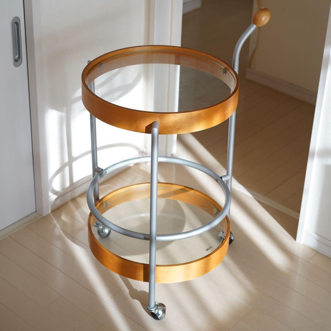 サイドテーブル　キッチンワゴン／サービスワゴン／ガラスワゴン