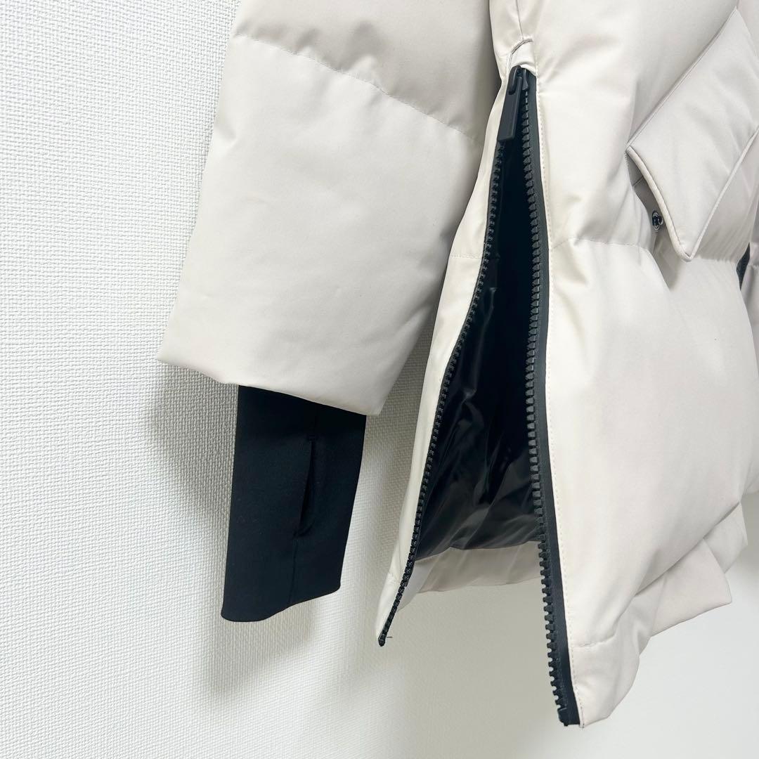 ナノユニバース　西川ダウン(R)／ソロテックスAラインダウン　オフホワイト　36