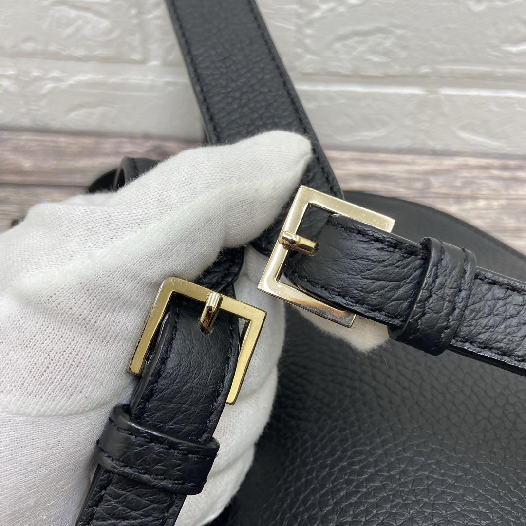 【美品】 kate spade バックパック リュック レザー ムートン