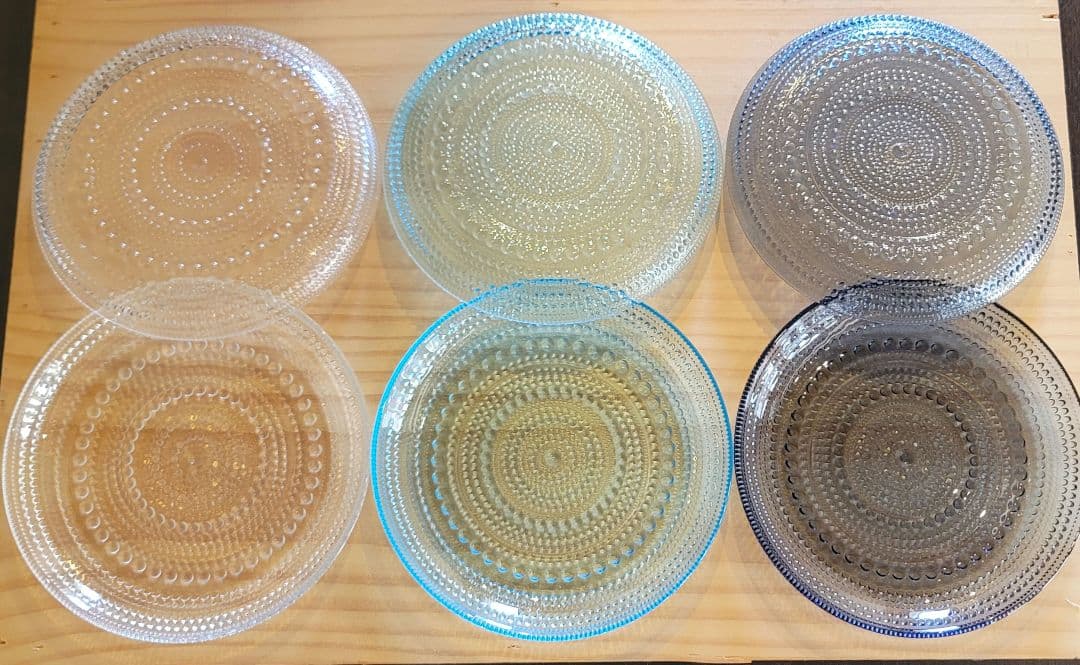 イッタラ カステへルミ17cm3色ⅹ2 計6枚セット