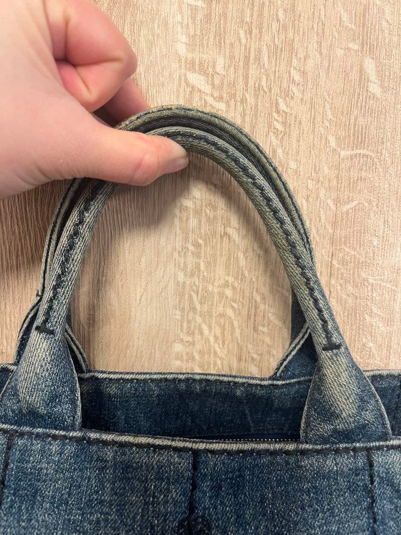 PRADA デニムバッグ　保証書付き　付属品あり