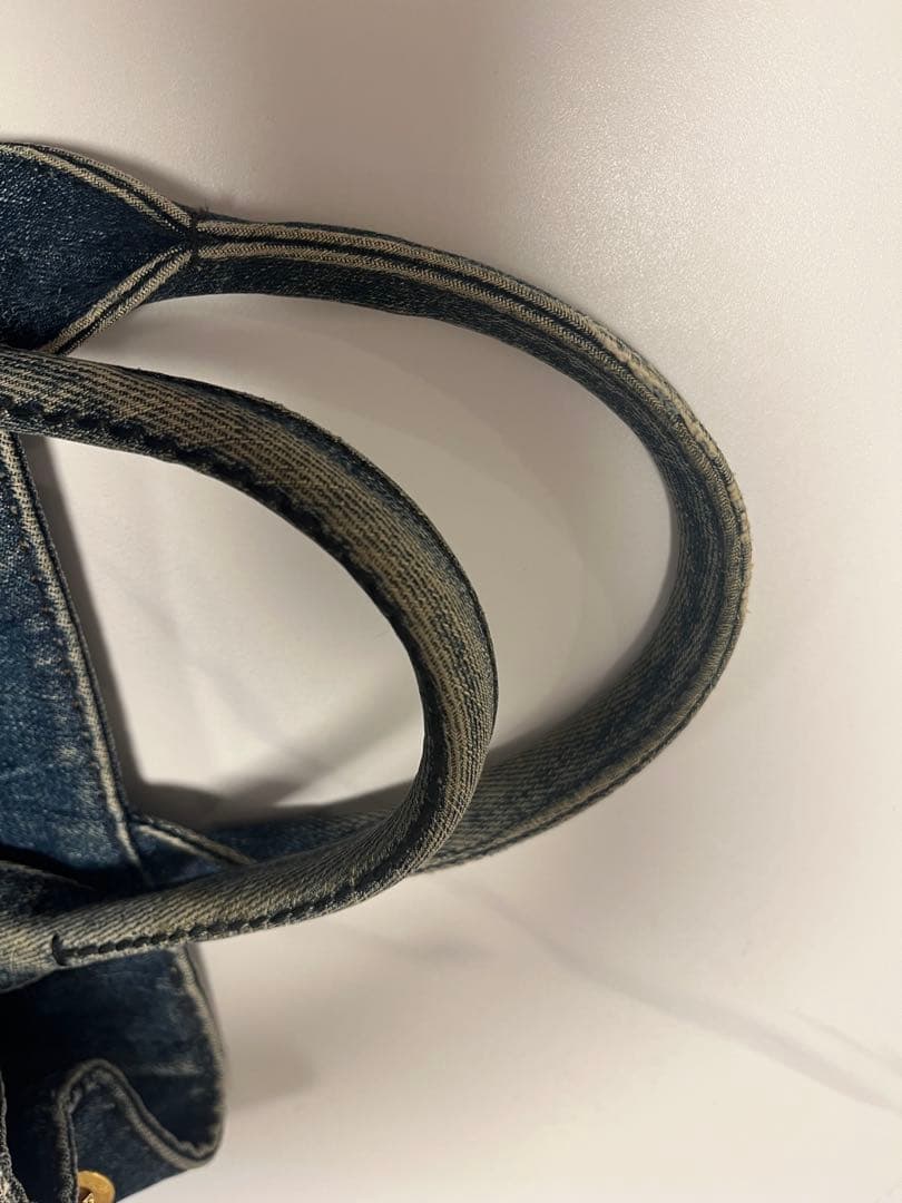 PRADA デニムバッグ　保証書付き　付属品あり