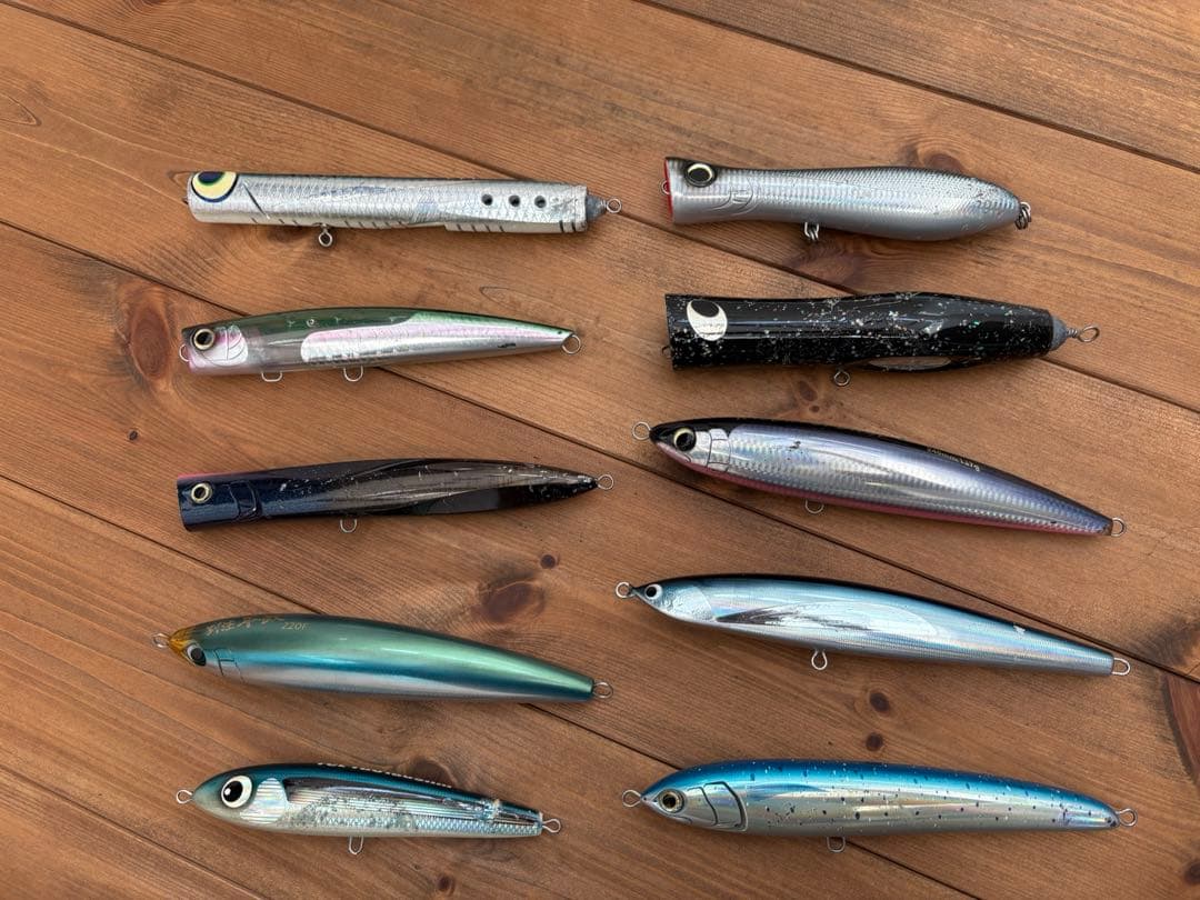 マグロ、ヒラマサ ルアー10個セット