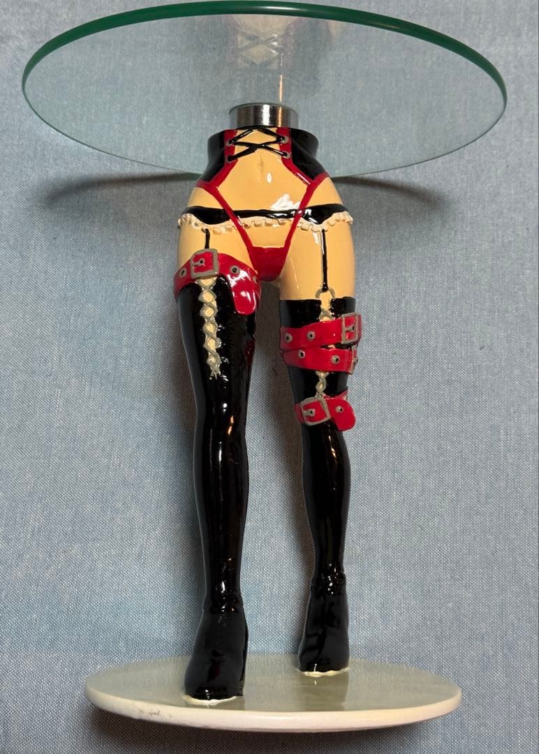 下半身型　ミニテーブル　ボンテージ　セクシー インテリアART