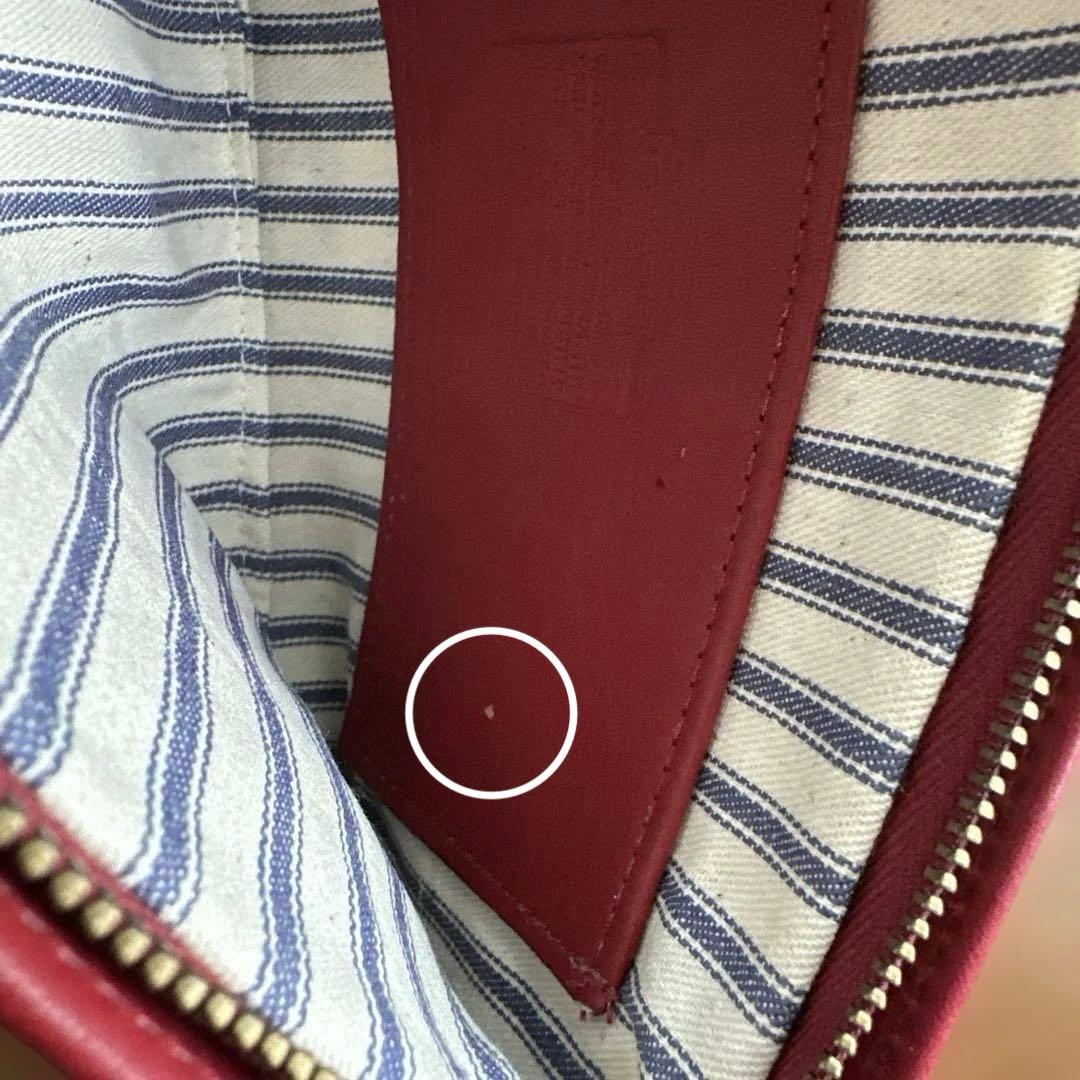 COACHオールドコーチ　赤色小物入れ