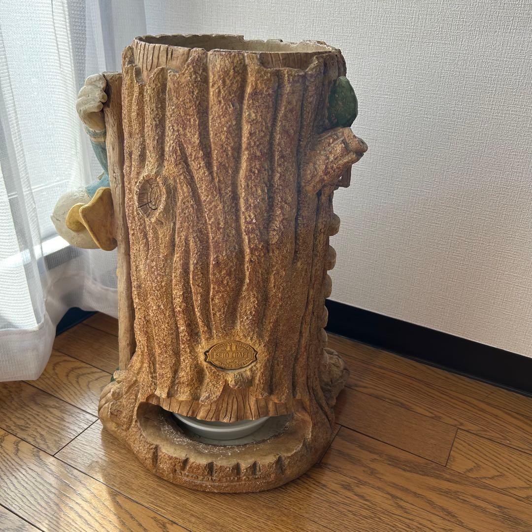 【希少品】セトクラフトドナルドとチップとデール傘立て