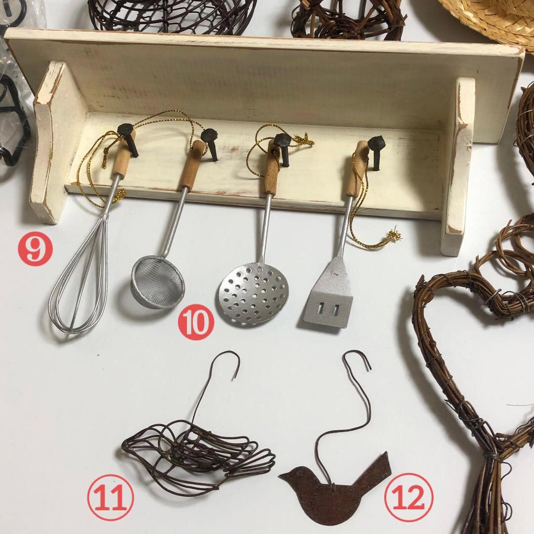 カントリー雑貨　ドライガーデン　ラック　アイアン　ホーロー　ブリキ