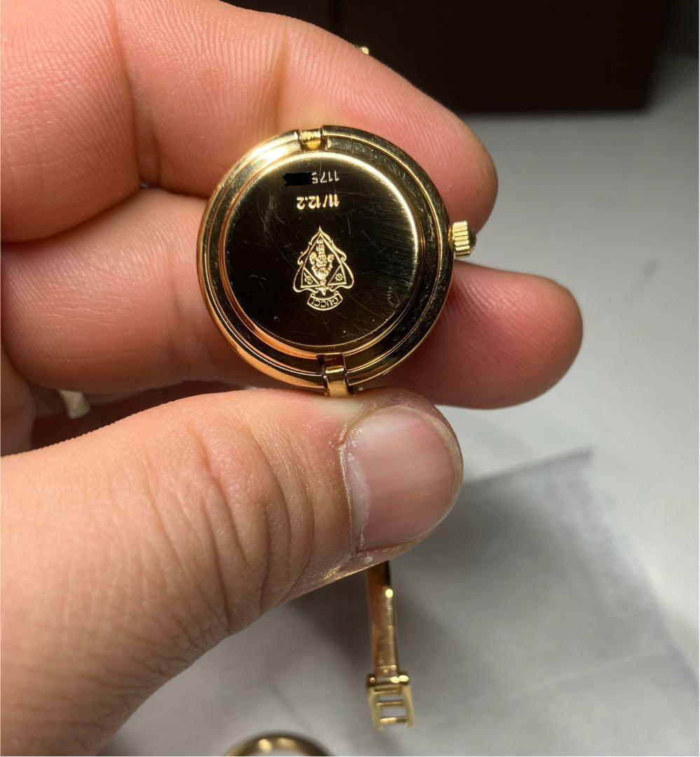 稼働品・GUCCI チェンジベゼル　クォーツ腕時計