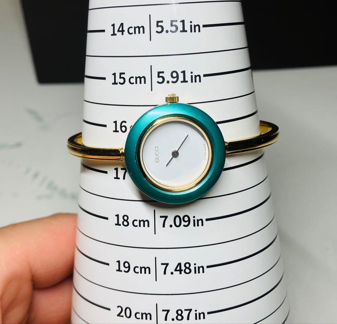 稼働品・GUCCI チェンジベゼル　クォーツ腕時計