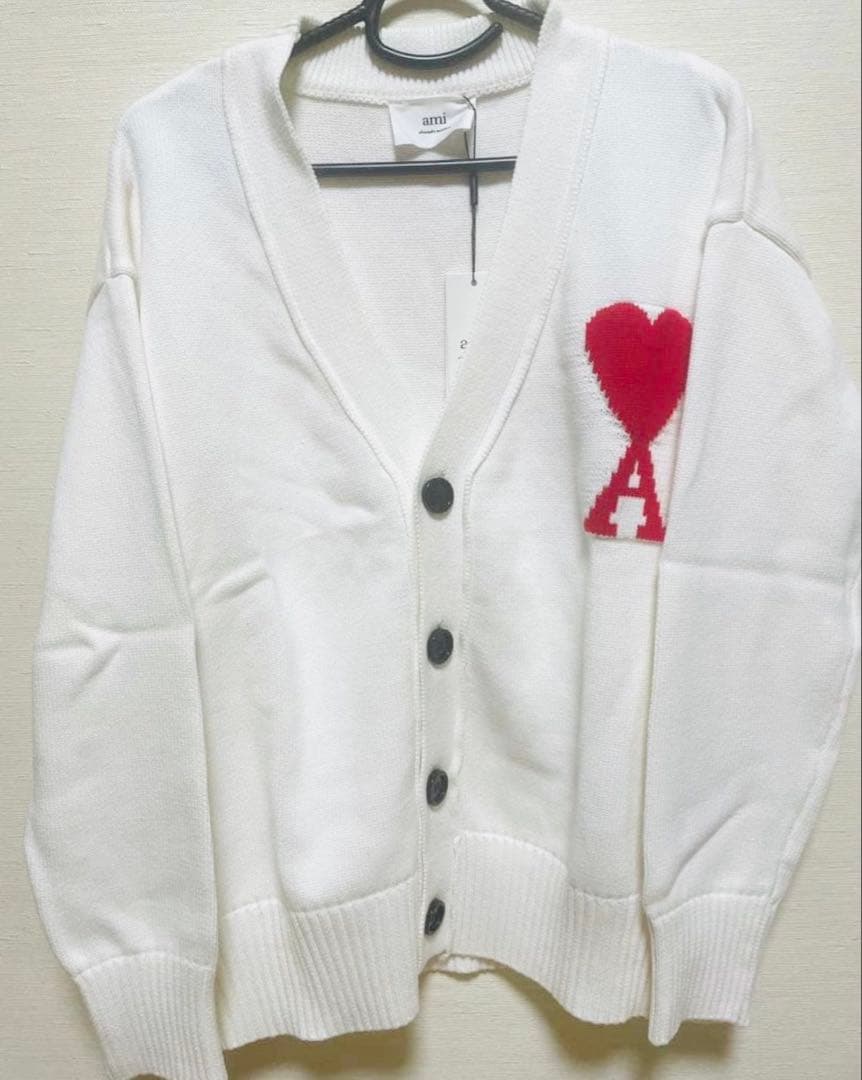 Ami Paris カーディガン ハート刺繍Ｍ