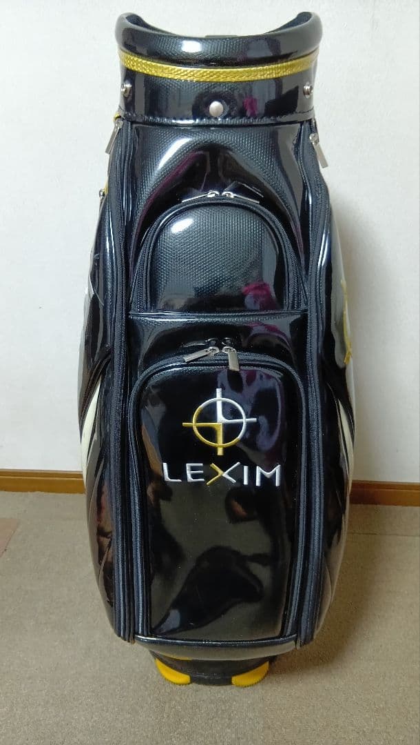 メンズ　キャディバッグ　LEXIM 3点式　黒