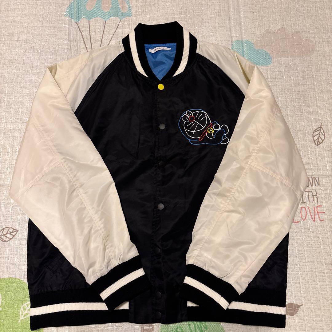 週末セール graniph ドラえもん スカジャン M ブラック/ホワイト