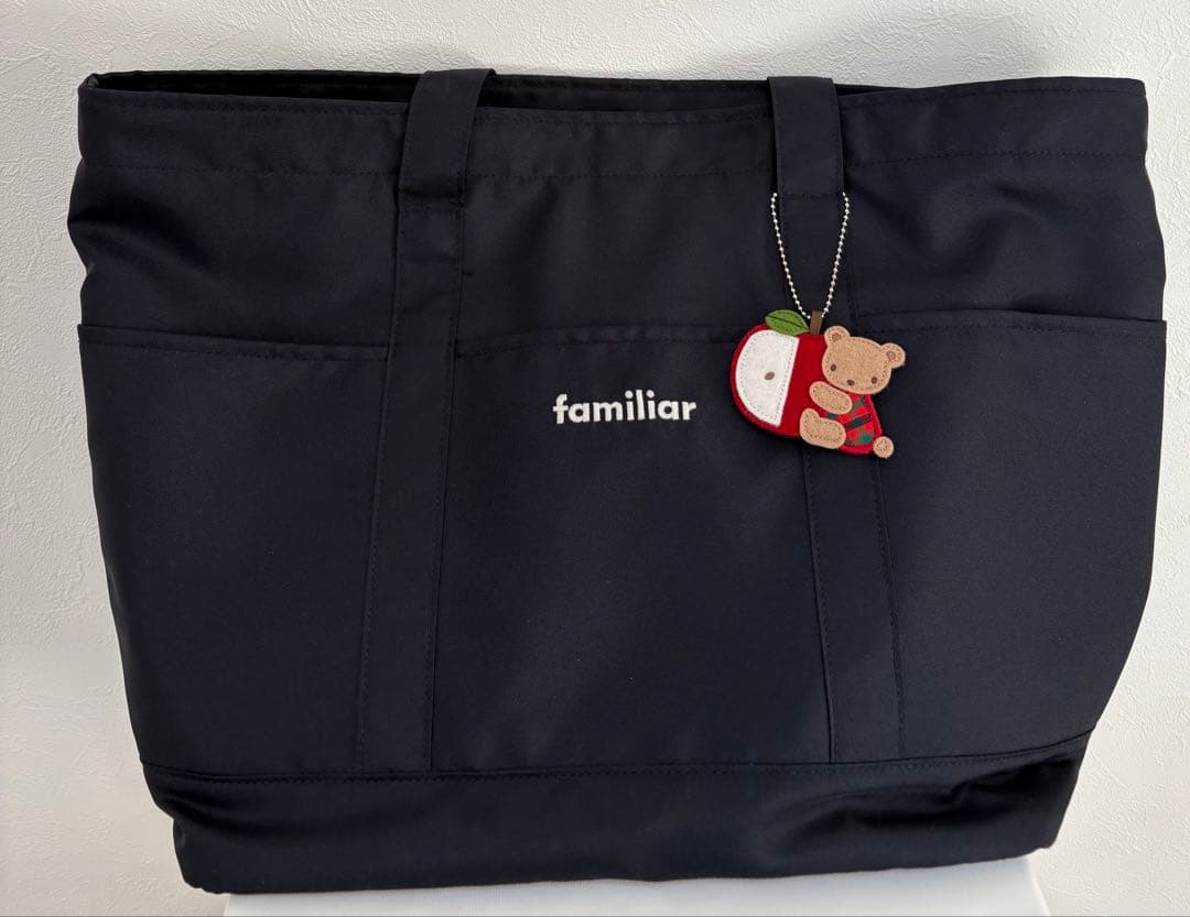 familiar ネイビー マザーズバッグ★ファミリア