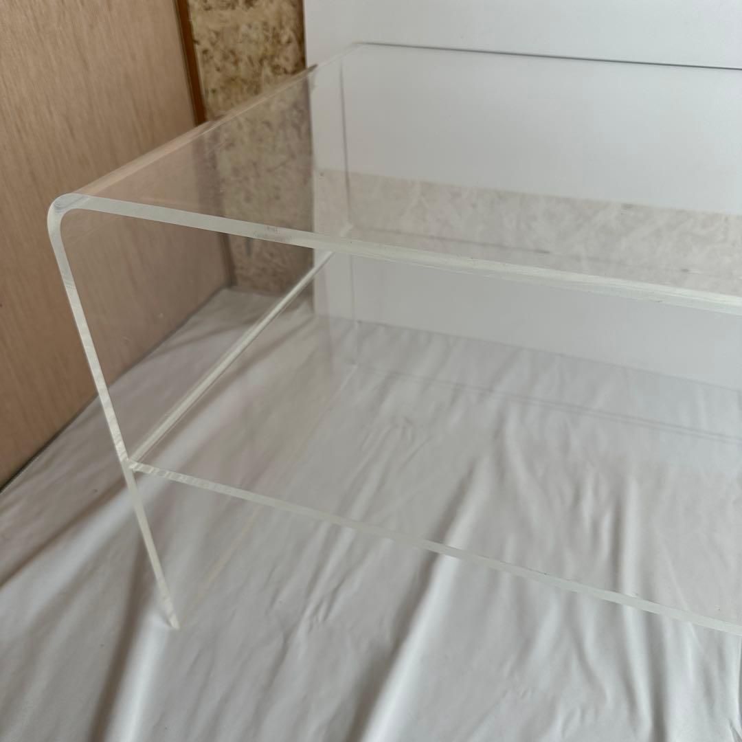 アクリル ローテーブル クリア ミッドセンチュリー スペースエイジ