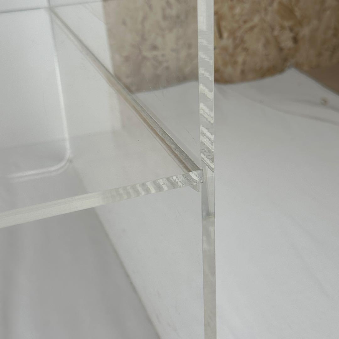 アクリル ローテーブル クリア ミッドセンチュリー スペースエイジ