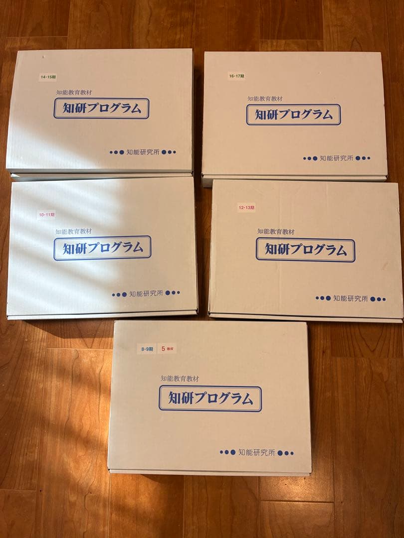 知育プログラム 5箱セット(おまけ付き)