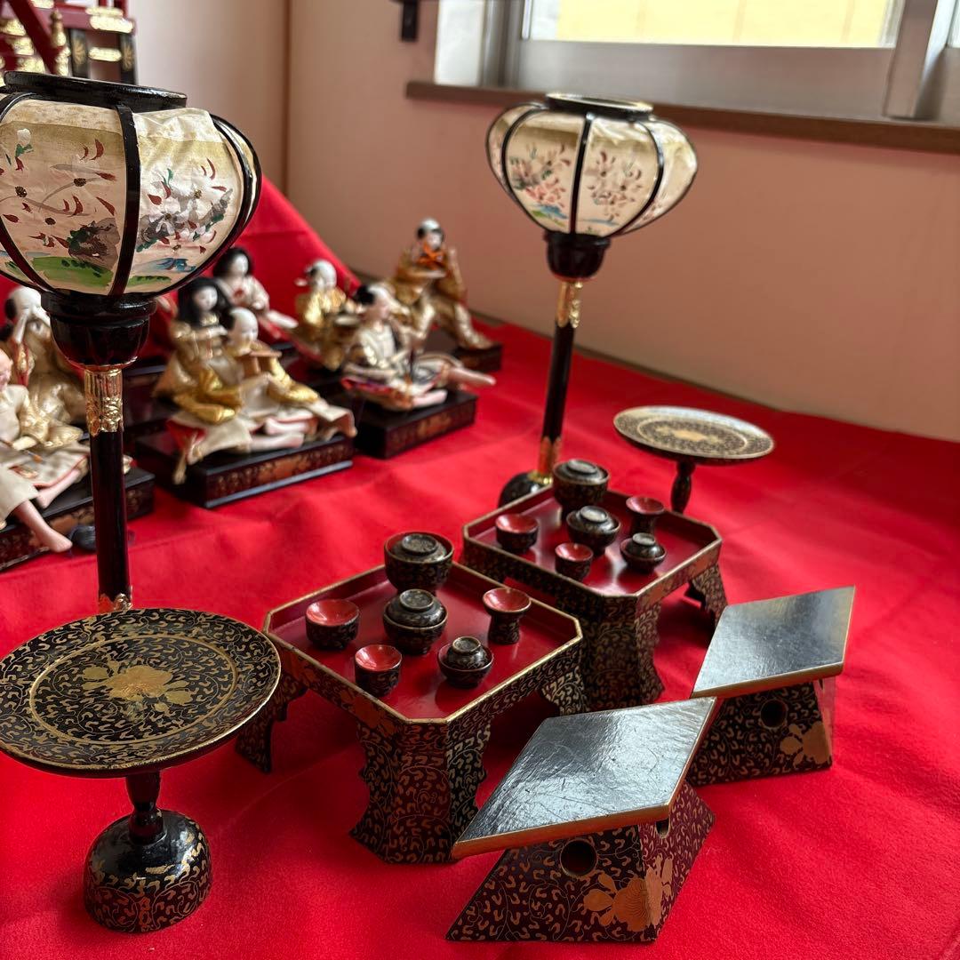 御殿飾り雛人形　お値下げいたしました。