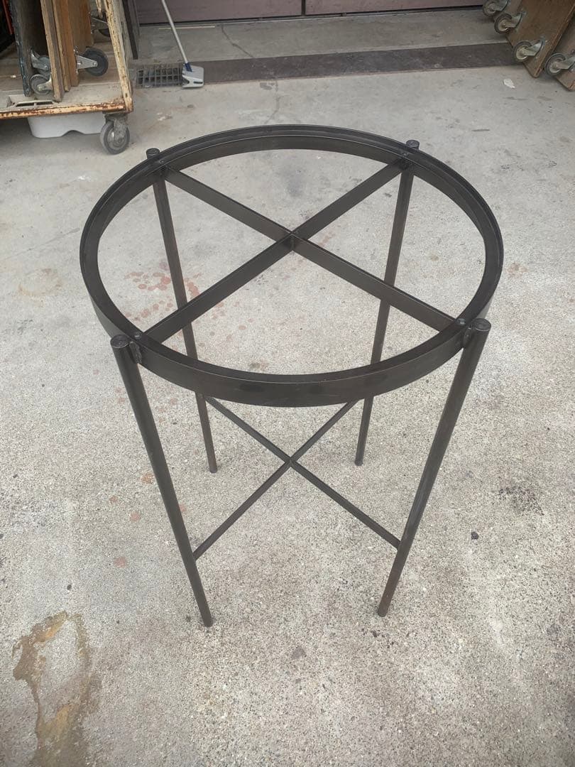 サビ風アイアンバーテーブル