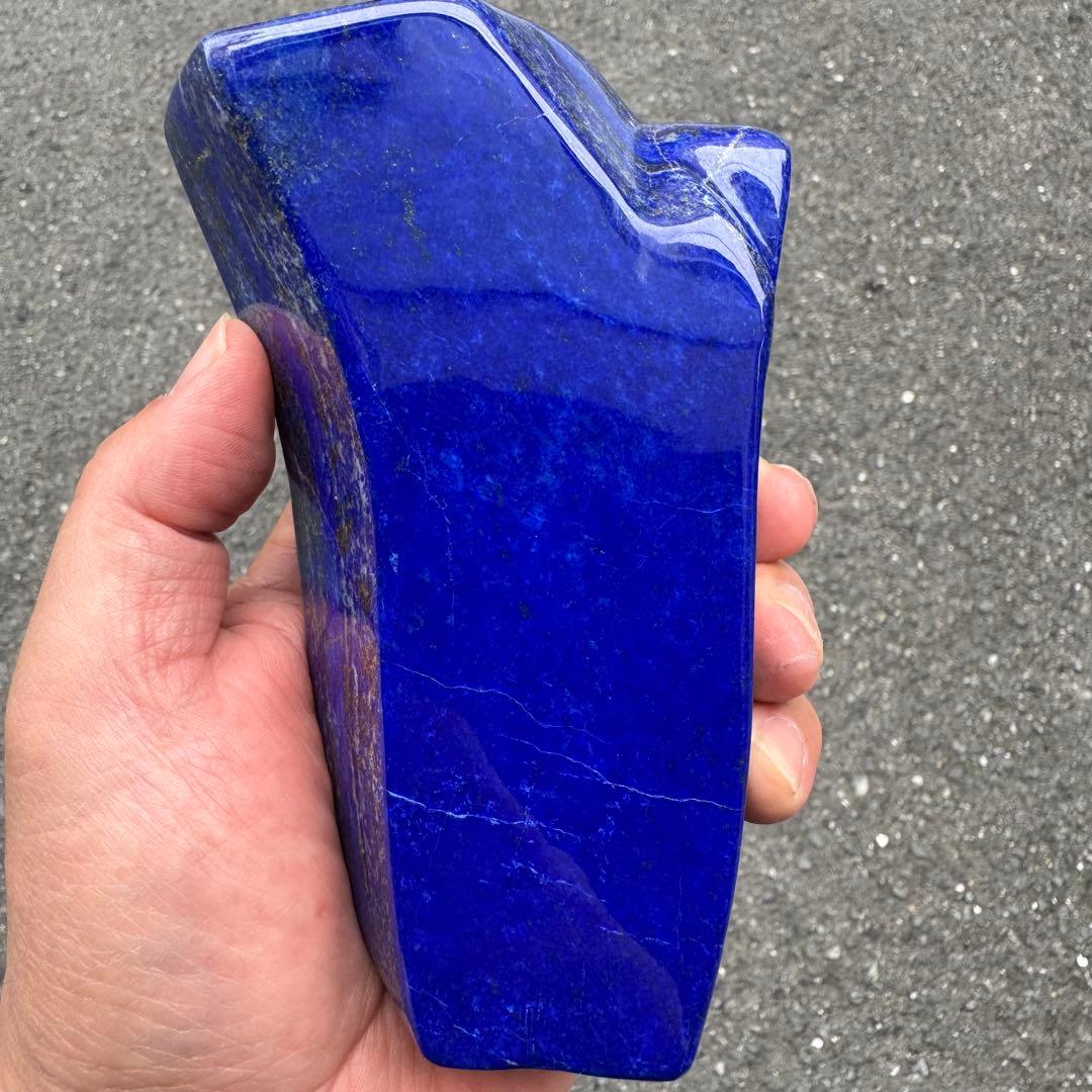 ☆ラピスラズリ☆宝石級☆引寄せ☆約700g☆アフガニスタン産☆天然無着色☆磨き石