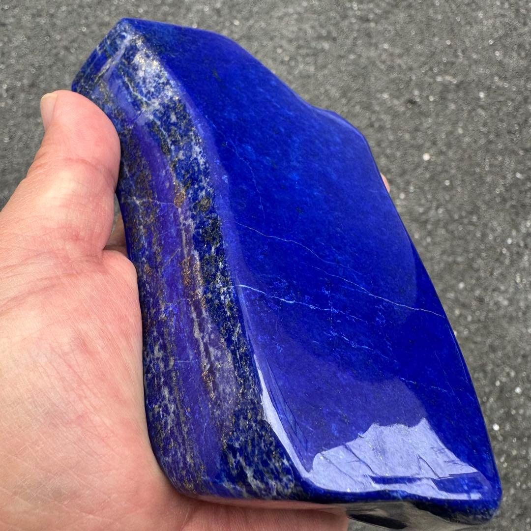 ☆ラピスラズリ☆宝石級☆引寄せ☆約700g☆アフガニスタン産☆天然無着色☆磨き石