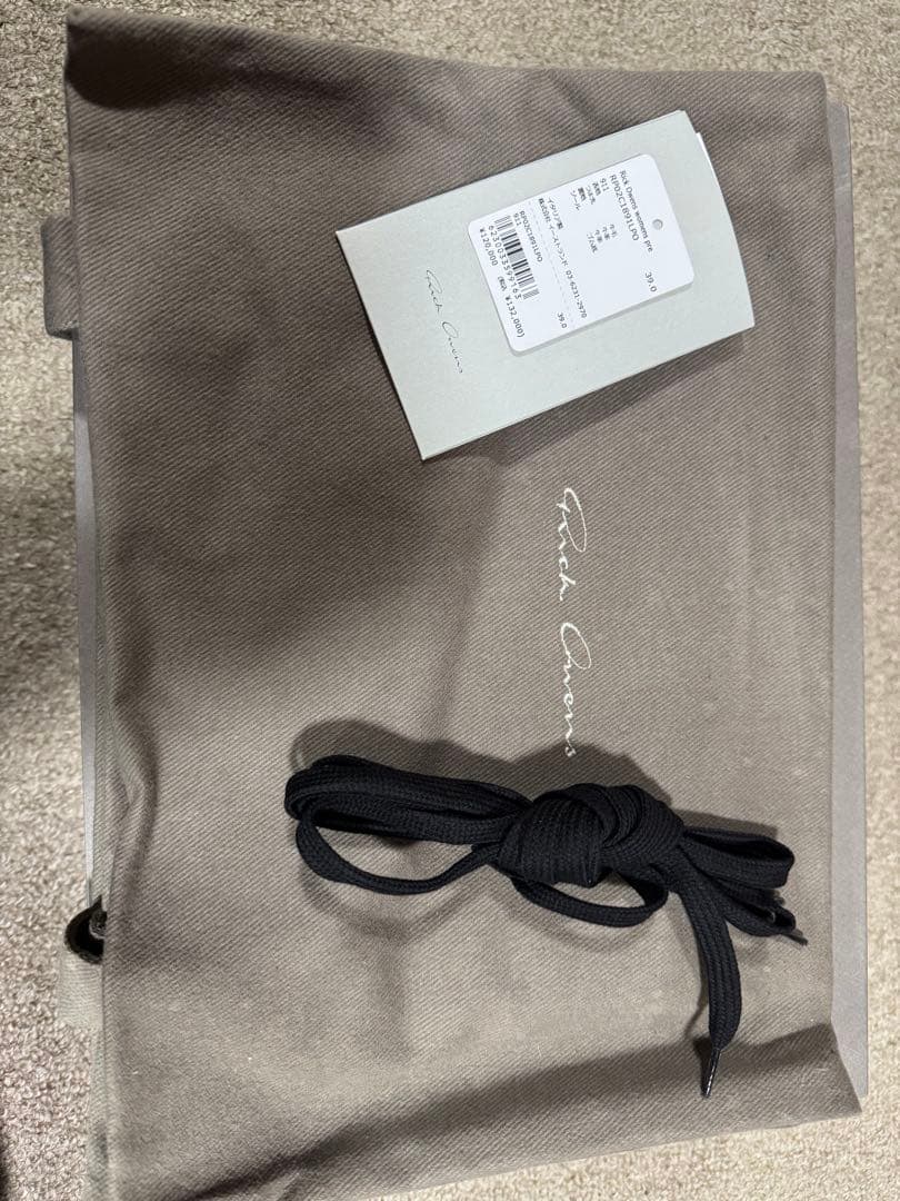 靴 Rick Owens LOW SNEAKERS 911 39