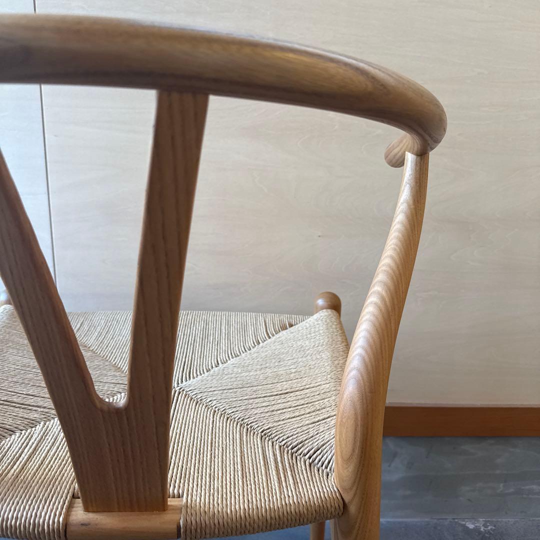 ch24 Yチェア エルム材 SH45cm birthday edition