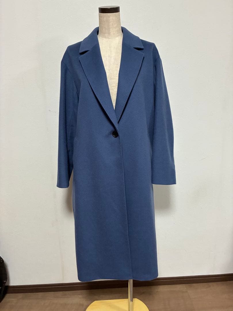 一度着用◇ 23区◇ウールカシミヤビーバー チェスター コート◇サイズ40