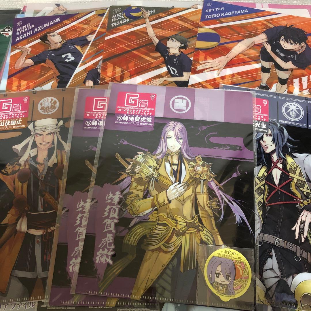 クリアファイル　大量　まとめ売り　アニメ　キャラクター