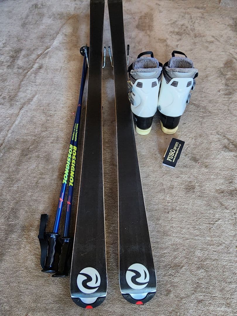 ROSSIGNOL カービンクスキーセット☆ブーツ26cm☆ストック