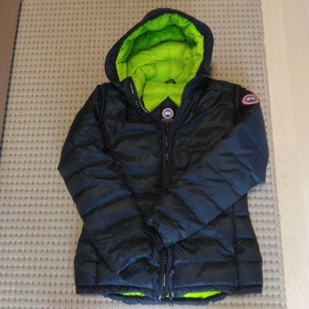美品　  ダウンジャケット M ネイビー/グリーン